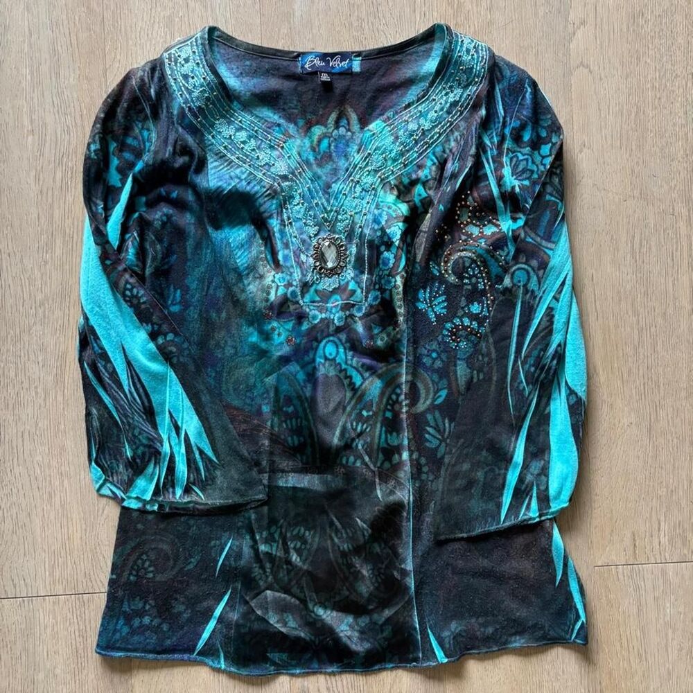 Blue-velvet Women's multi Vest